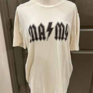 Mama cream T-shirt